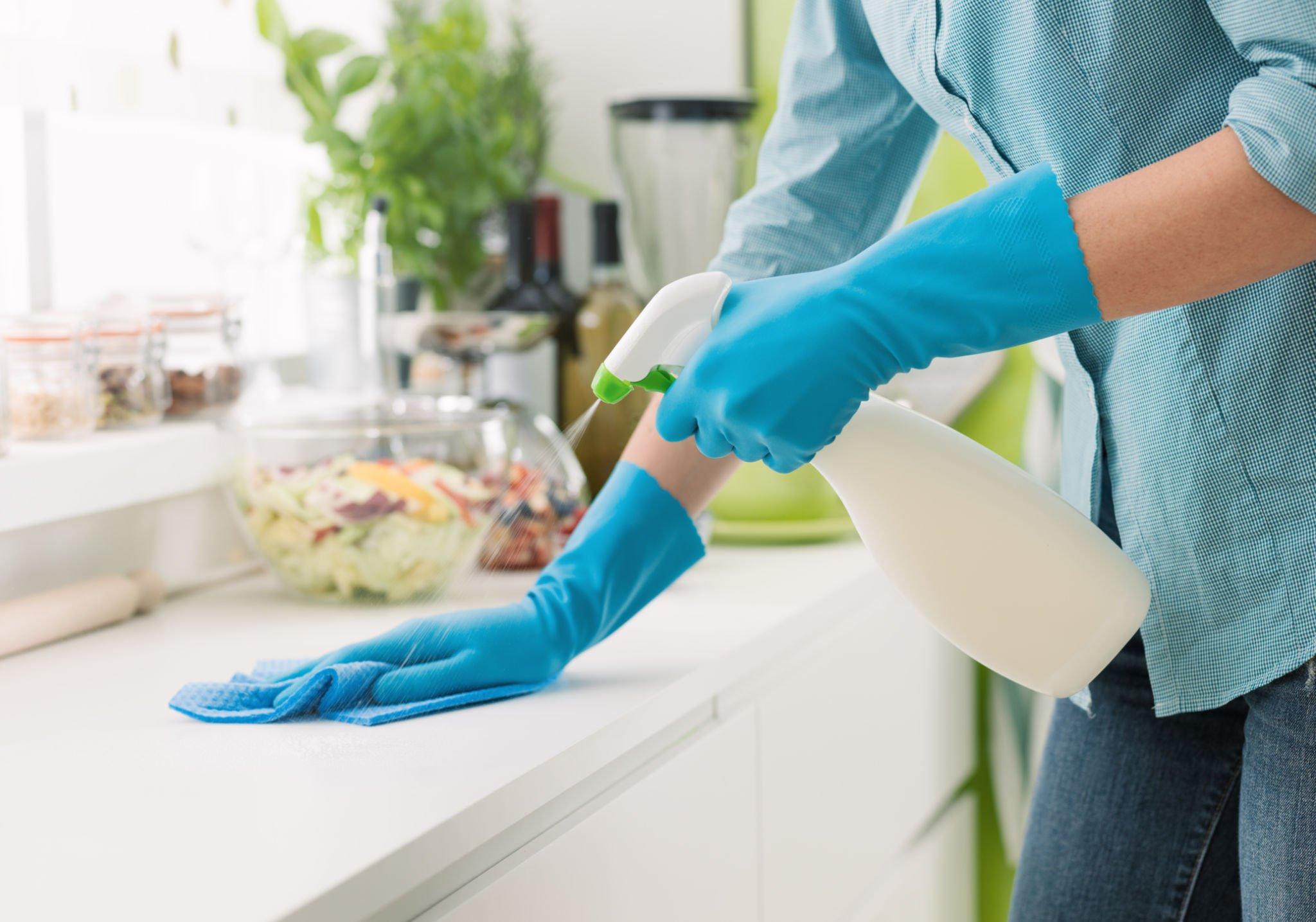 Disinfect surfaces